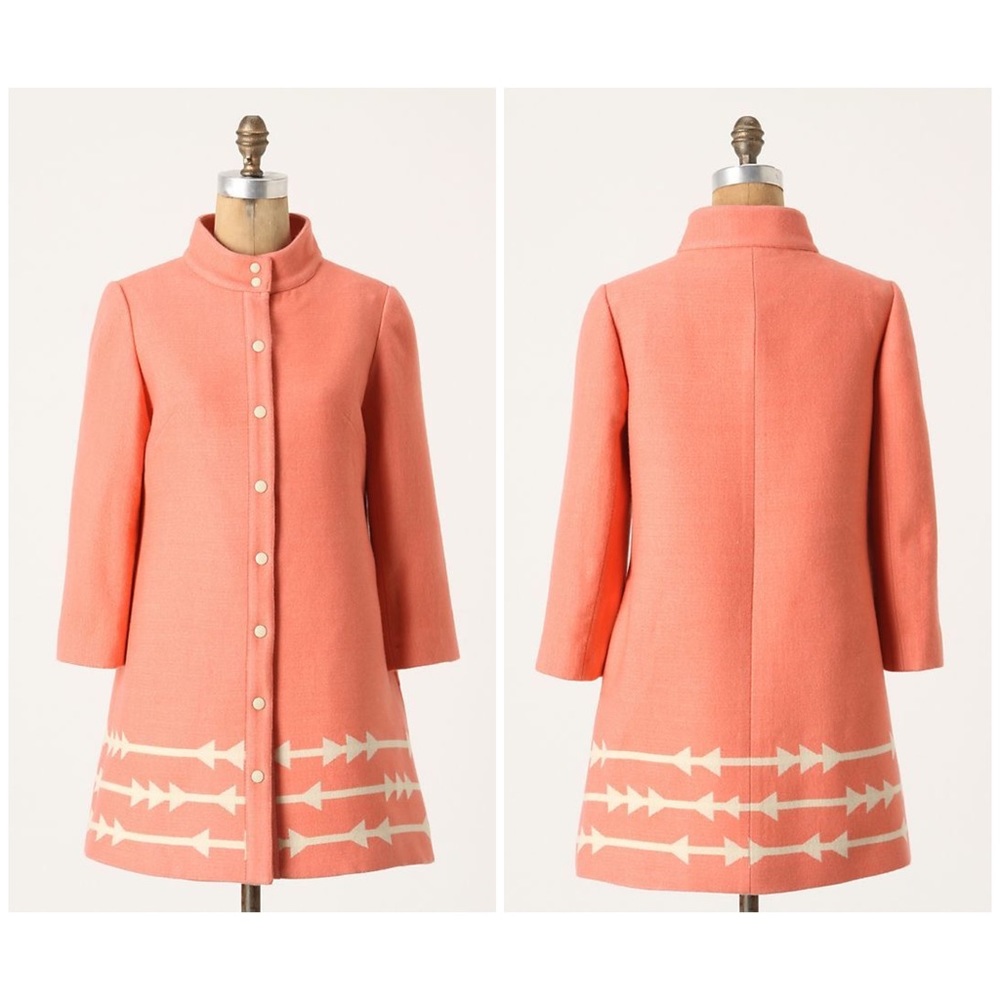 Anthro “Eastward Dress Coat” by Lauren Moffatt - Picture 8 of 14